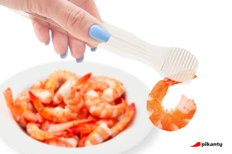 Pikanty - 7" Serving Tongs Heavy Duty Reusable Kitchen and BBQ Clear Serving Tong for party's, Caterings, Events, Buffet, Weddings, And every Day use Pack of 4 | Made in USA - Image 3